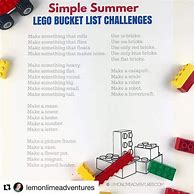 Image result for LEGO Bucket List Challenges