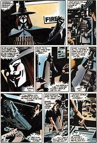Image result for V for Vendetta Original Comic Art