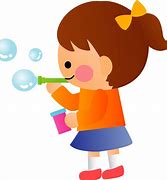 Image result for Cartoon Girl Blowing Bubbles
