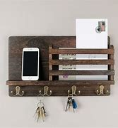 Image result for Wood Wall Mail Organizer