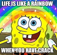 Image result for Funny Spongebob Meme Rainbow