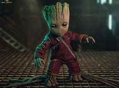 Image result for Baby Groot Guardians Galaxy Computer Wallpaper