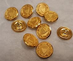 Image result for Gold Plated Button