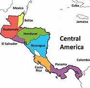 Image result for North and Central America Countries Map