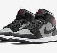Image result for Jordan 1 Mid Shadow Red