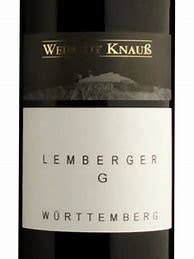 Image result for Weingut Knauss Lemberger G