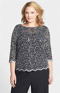 Image result for Plus Size Lace Shirt