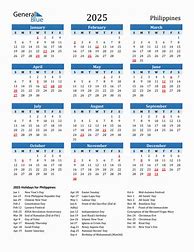 Image result for Philippines 2025 Calendar Printable PDF with Holidays per Month