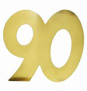 Image result for 90th Birthday Gold Numbers