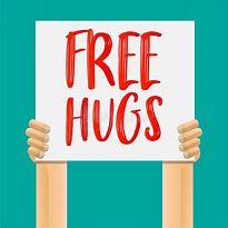 Image result for Painting of Free Hugs Sign