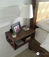 Image result for DIY Floating Night Stand with Hidden Storage