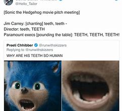 Image result for Sonic Movie Face Meme