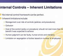 Image result for Inherent Limitations of Internal Control