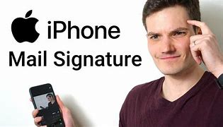 Image result for how to add a signature to iphone email