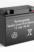 Image result for 12V 18Ah Sealed Lead Acid Battery
