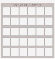 Image result for 30 Days Challenges Worksheets Black and White
