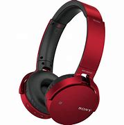 Image result for Sony Wireless Red Headphones