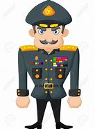 Image result for Cartoon Captain Army Major