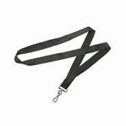 Image result for Black Lanyard with Plain White Card