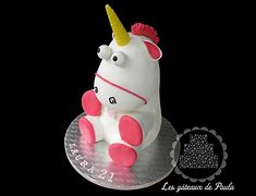 Image result for Despicable Me Fluffy Unicorn Cake