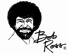 Image result for Bob Ross Silhouette