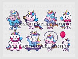 Image result for Colorful Unicorn SVG