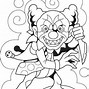 Image result for Scary Clown Clip Art
