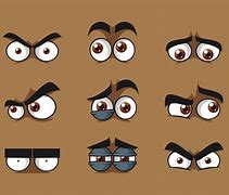 Image result for Dark Brown Eyes Cartoon