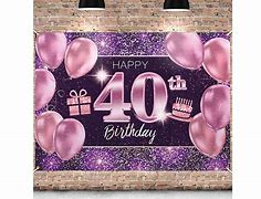 Image result for Pink 40th Birthday Wallpaper