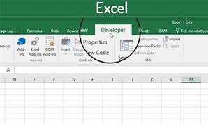 Image result for Developer Tab in Excel