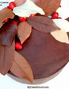 Image result for Chocolate Leaves for Cake Decorating