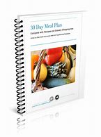 Image result for 30-Day Meal Plan Calendar