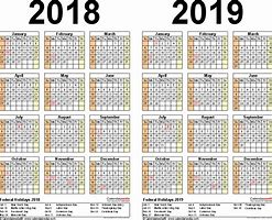 Image result for Printable Calendar 2018 2019
