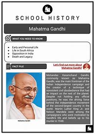 Image result for Gandhi Worksheet