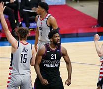 Image result for Joel Embiid vs Wemby