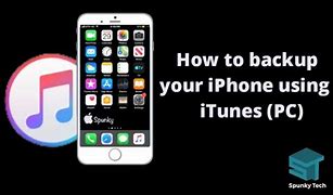 Image result for Backup an iPhone Using iTunes
