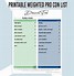 Image result for Pros and Cons List Template