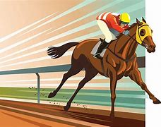 Image result for Horse Racing Clip Art Black and White Outline
