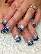 Image result for Nails Winter Snowflake Sparkle