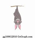 Image result for Bat Hanging Upside Down Clip Art