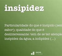 Image result for insipidez