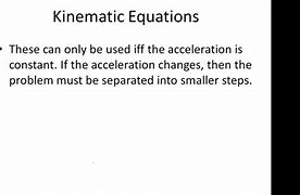 Image result for 6 Kinematic Equations