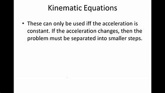 Image result for Kinematic Equations Google