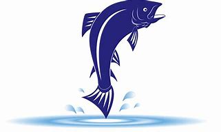 Image result for Jumping Fish Silhouette