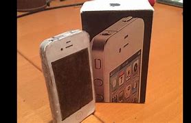 Image result for Paper iPhone 4 with a Box
