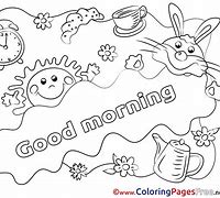Image result for Coloring Pages Og Morning