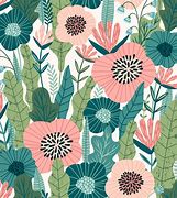 Image result for Abstract Flower Print