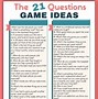 Image result for Twenty Questions