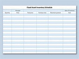 Image result for Inventory Schedule Example