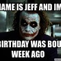 Image result for My Name Is Jeff